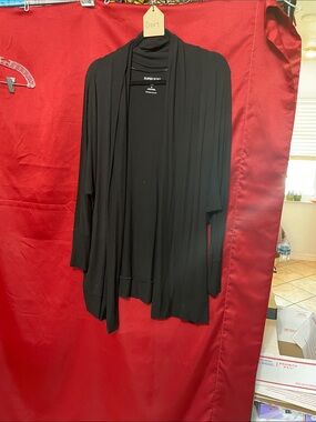 #0 009 size 0 torrid super soft black open cardigan